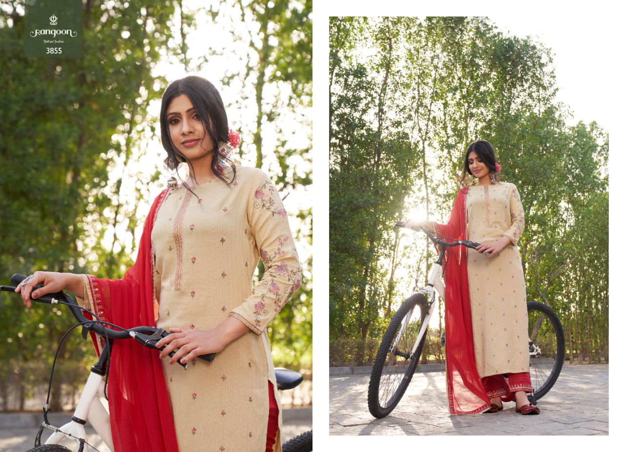 Rangoon Samantha Fancy Festive Wear Designer Heavy Silk Embroidered Suit Collection 